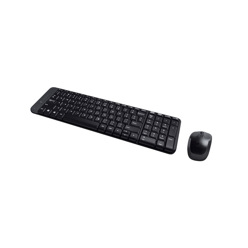 Logitech Wireless Combo MK220 clavier RF sans fil QWERTY Italien Noir