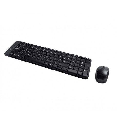 Logitech Wireless Combo MK220 clavier RF sans fil QWERTY Italien Noir