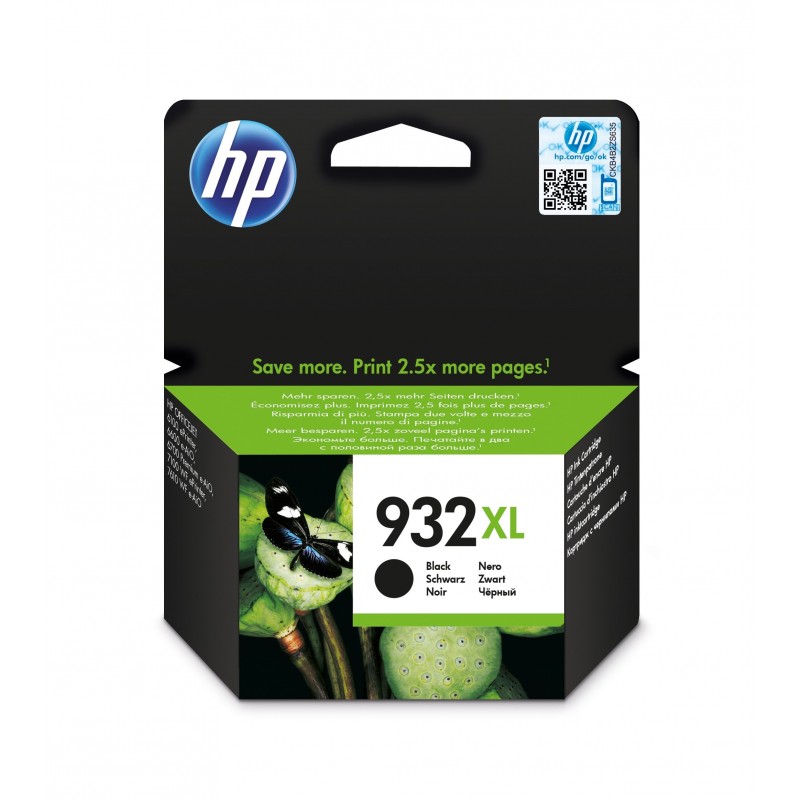 HP 932XL Schwarz Original Druckerpatrone mit hoher Reichweite