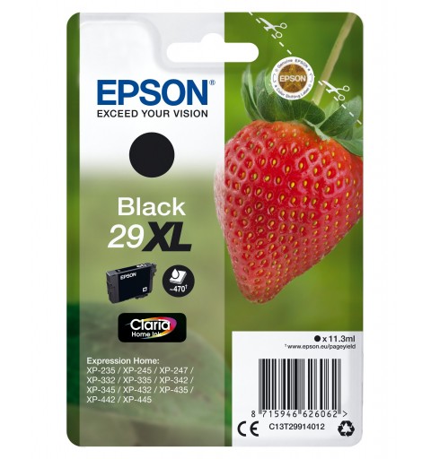 Epson Strawberry Cartuccia Fragole Nero Inchiostri Claria Home 29XL