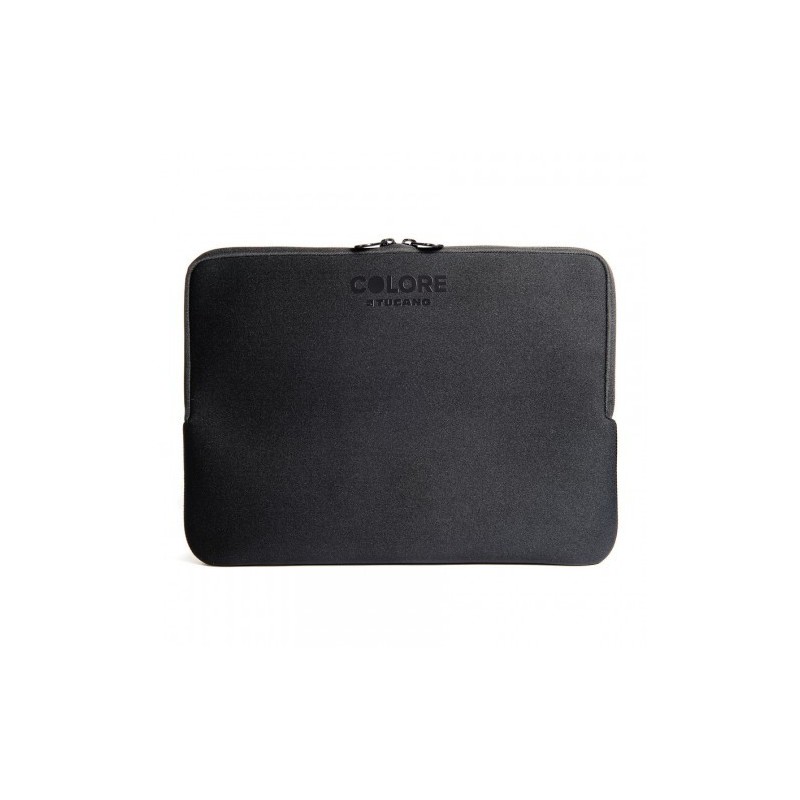 Tucano Colore Second Skin notebook case 31.8 cm (12.5") Sleeve case Black