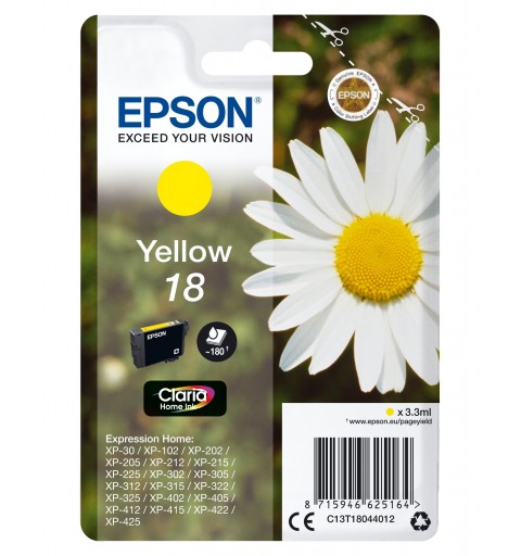 Epson Daisy Cartuccia Margherita Giallo Inchiostri Claria Home 18