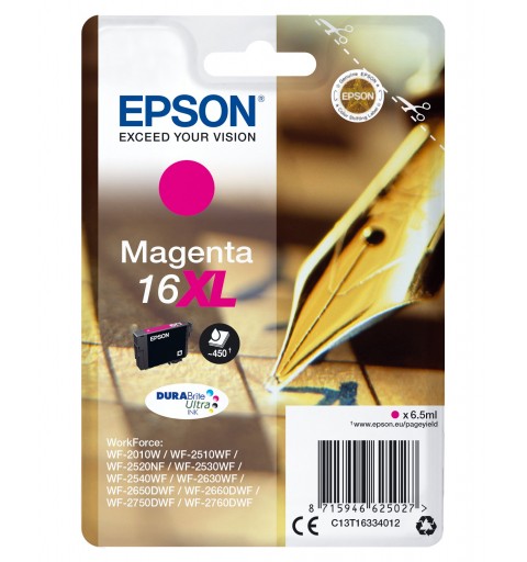 Epson Pen and crossword Cartuccia Penna e cruciverba Magenta Inchiostri DURABrite Ultra 16XL