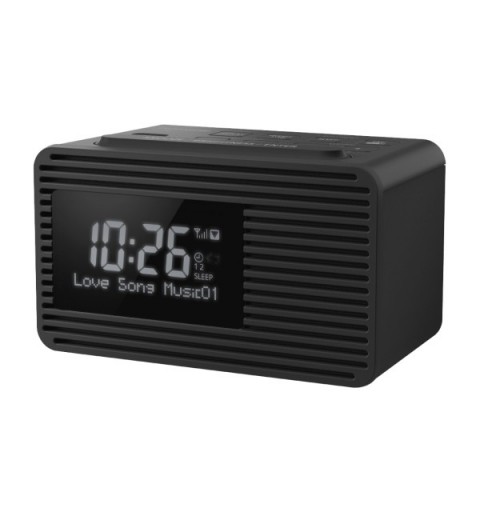 Panasonic RC-D8EG-K radio Reloj Negro