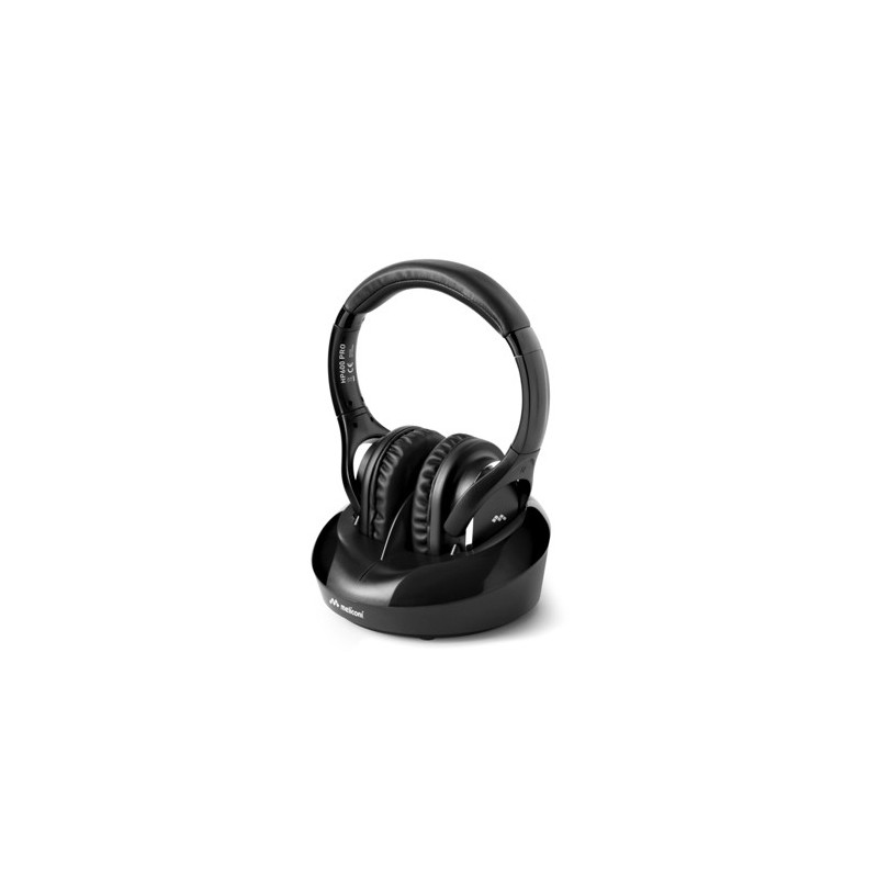 Meliconi HP600 Pro Auriculares Inalámbrico y alámbrico Diadema Música Negro