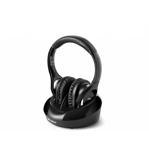 Meliconi HP600 Pro Auriculares Inalámbrico y alámbrico Diadema Música Negro