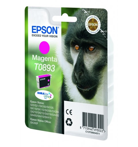 Epson Monkey Cartucho T0893 magenta (etiqueta RF)