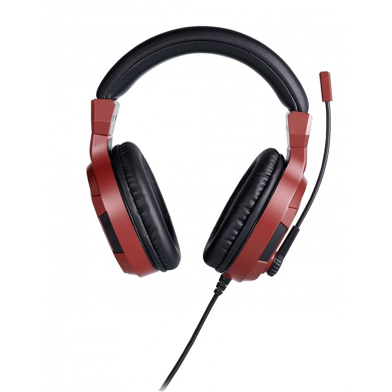 Bigben Interactive PS4OFHEADSETV3R auricular y casco Auriculares Alámbrico Diadema Juego Rojo