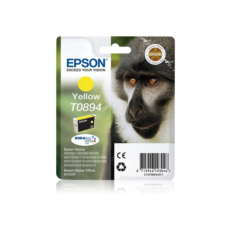 Epson Monkey Cartouche "Singe" - Encre DURABrite Ultra J