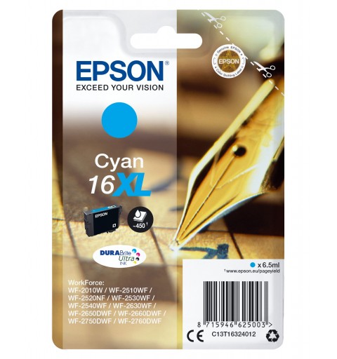 Epson Pen and crossword Cartouche "Stylo à plume" 16XL - Encre DURABrite Ultra C