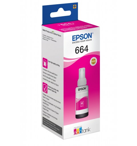 Epson 664 Ecotank Magenta ink bottle (70ml)