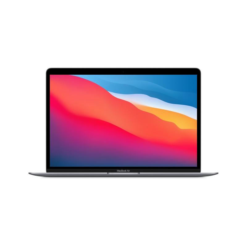 Apple MacBook Air Notebook 33,8 cm (13.3 Zoll) Apple M 8 GB 256 GB SSD Wi-Fi 6 (802.11ax) macOS Big Sur Grau