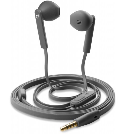 Cellularline MANTISDG auricular y casco Auriculares Alámbrico Dentro de oído Llamadas Música Gris