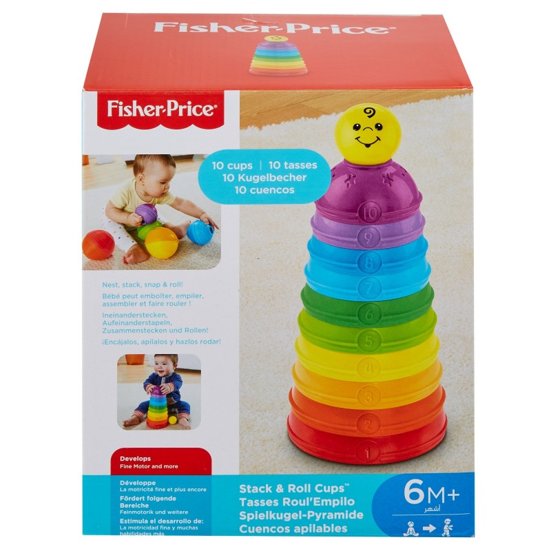 Fisher-Price Stack & Roll Cups