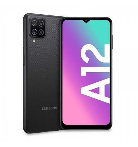 Vodafone Samsung Galaxy A12 16,5 cm (6.5 Zoll) Dual-SIM Android 10.0 4G USB Typ-C 4 GB 128 GB 5000 mAh Schwarz