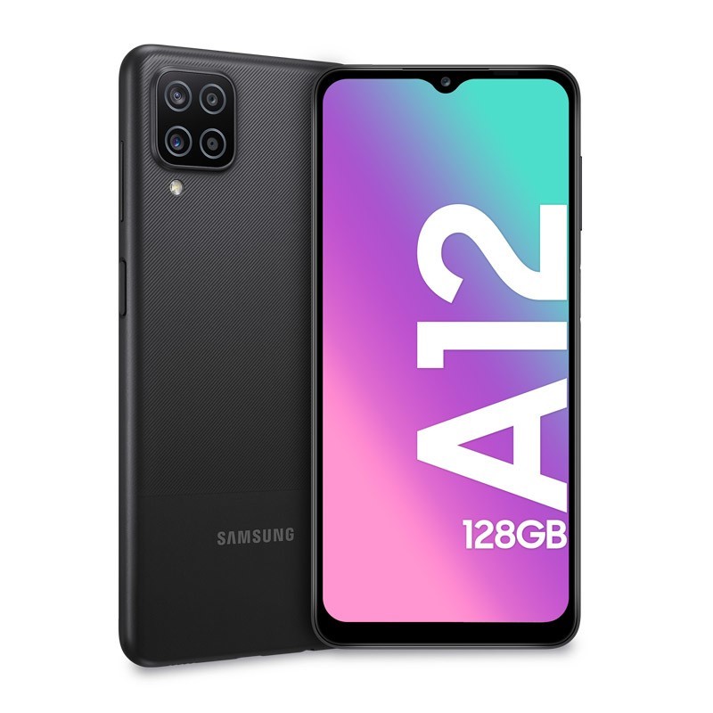 Vodafone Samsung Galaxy A12 16,5 cm (6.5") Double SIM Android 10.0 4G USB Type-C 4 Go 128 Go 5000 mAh Noir