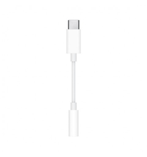 Apple MU7E2ZM A cable de teléfono móvil Blanco 3,5mm USB C