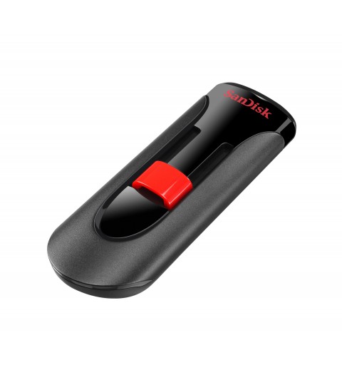 SanDisk Cruzer Glide unidad flash USB 64 GB USB tipo A 2.0 Negro, Rojo