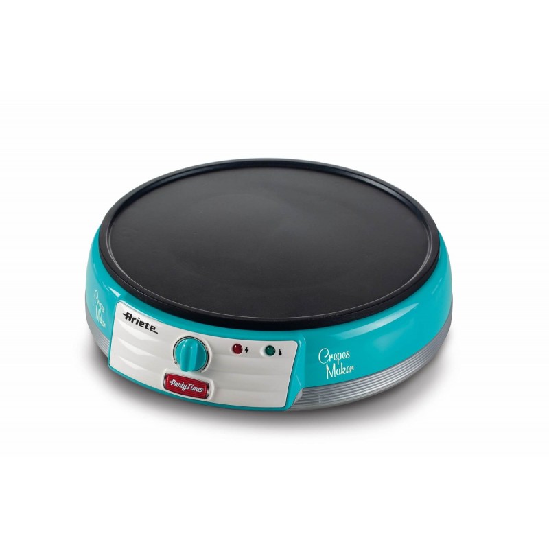 Ariete 0202 Crêpes-Maschine 1 Crepe(s) 1000 W Blau, Silber, Weiß