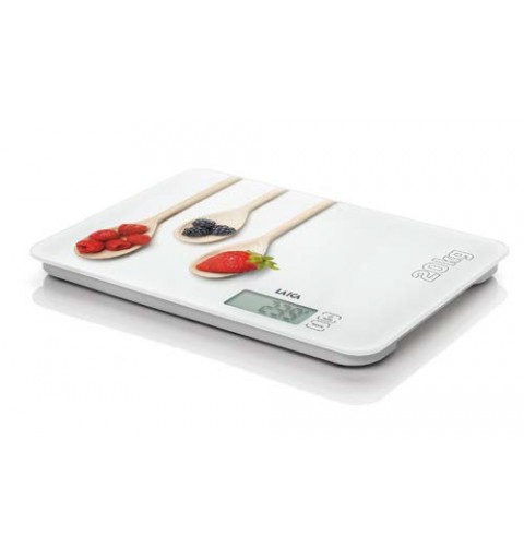 Laica KS5020 báscula de cocina Multicolor, Blanco Encimera Rectángulo Báscula electrónica de cocina