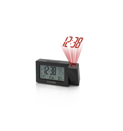 Explore Scientific RPW3008 Digital alarm clock Black