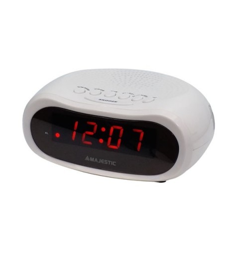 New Majestic SVE-232 Digital alarm clock White