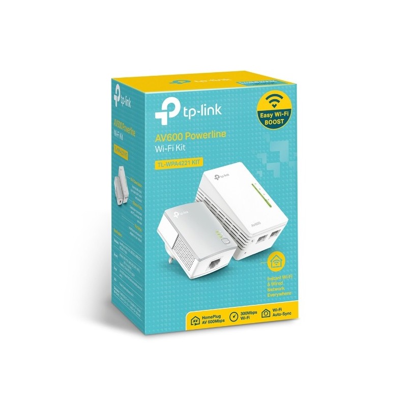 TP-LINK AV600 600 Mbit s Ethernet LAN Wifi Blanc 1 pièce(s)