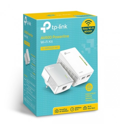 TP-LINK AV600 600 Mbit s Ethernet LAN Wi-Fi White 1 pc(s)