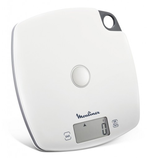 Moulinex BN1000 Gris, Blanc Carré Balance de ménage électronique