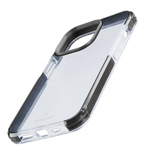 Cellularline Tetra Force Strong Guard mobile phone case 15.5 cm (6.1") Cover Black, Transparent