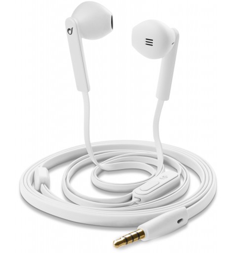 Cellularline 35895 Auriculares Alámbrico Dentro de oído Llamadas Música Blanco