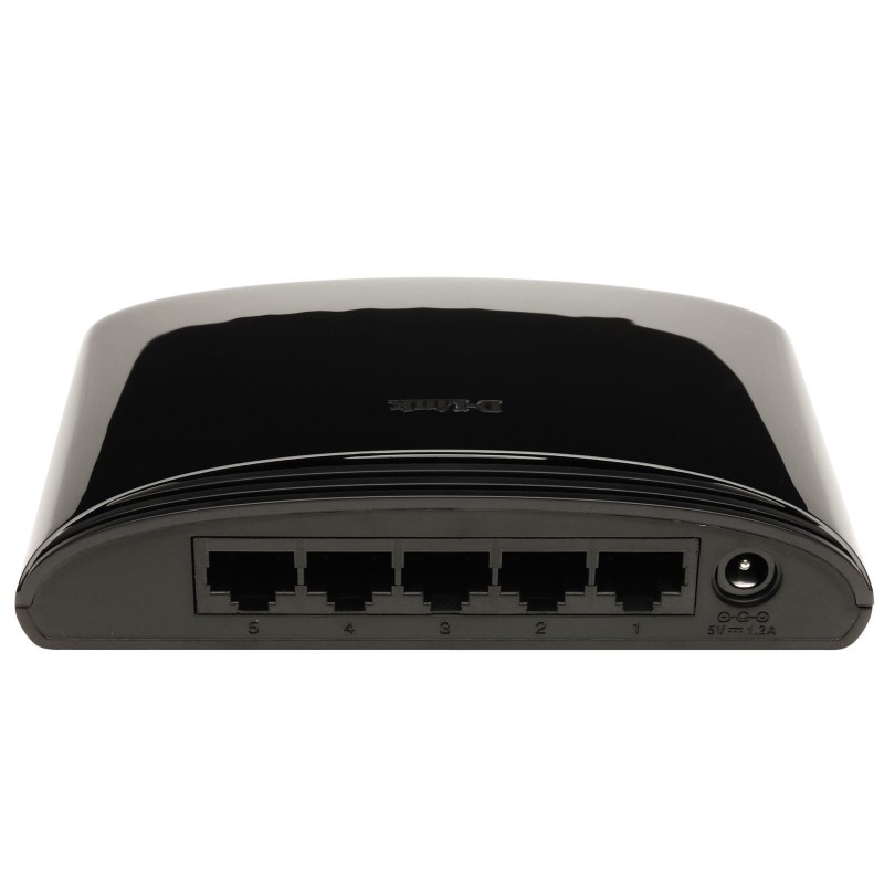 D-Link DES-1005D Unmanaged Fast Ethernet (10 100) Black