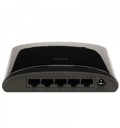 D-Link DES-1005D Unmanaged Fast Ethernet (10 100) Black