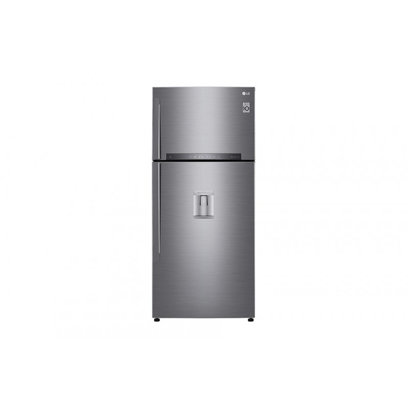 LG GTF744PZPZD fridge-freezer Freestanding 509 L E Stainless steel