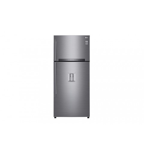 LG GTF744PZPZD fridge-freezer Freestanding 509 L E Stainless steel