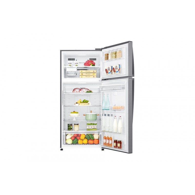 LG GTF744PZPZD fridge-freezer Freestanding 509 L E Stainless steel