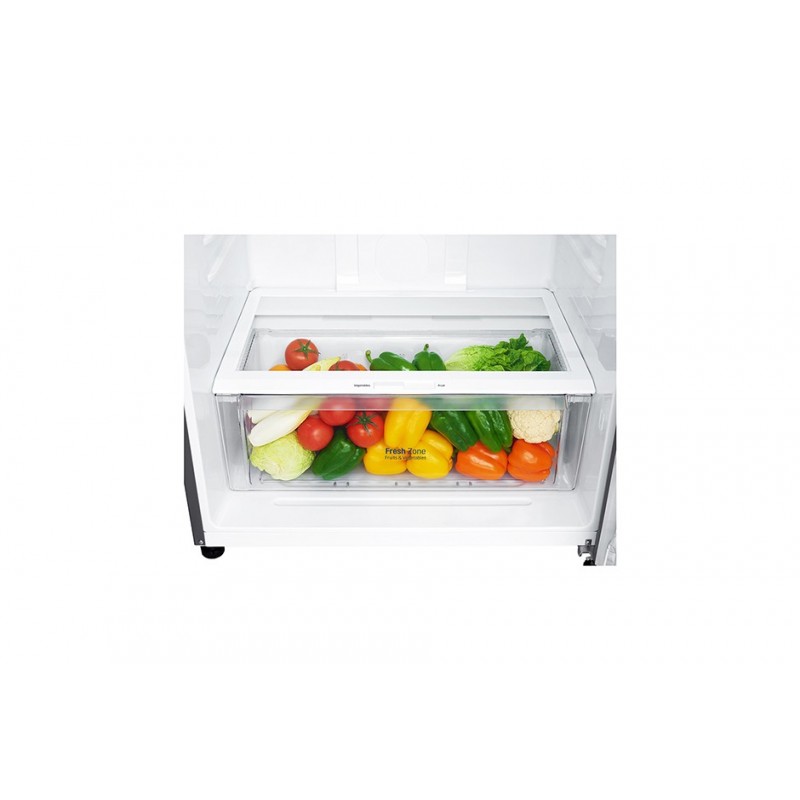 LG GTF744PZPZD fridge-freezer Freestanding 509 L E Stainless steel