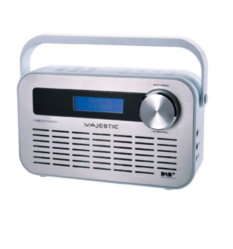 New Majestic DAB-843W radio Portátil Digital Plata