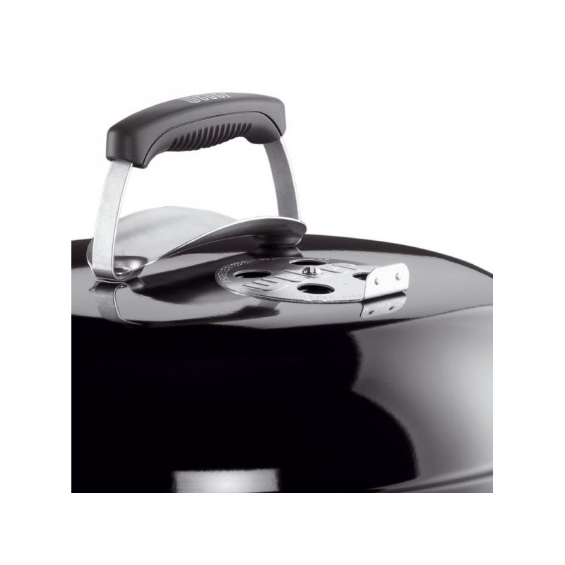 Weber Compact Barbacoa Tetera Carbón vegetal Negro