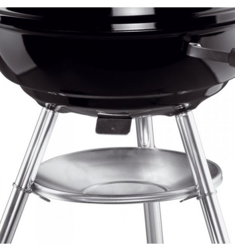 Weber Compact Barbacoa Tetera Carbón vegetal Negro