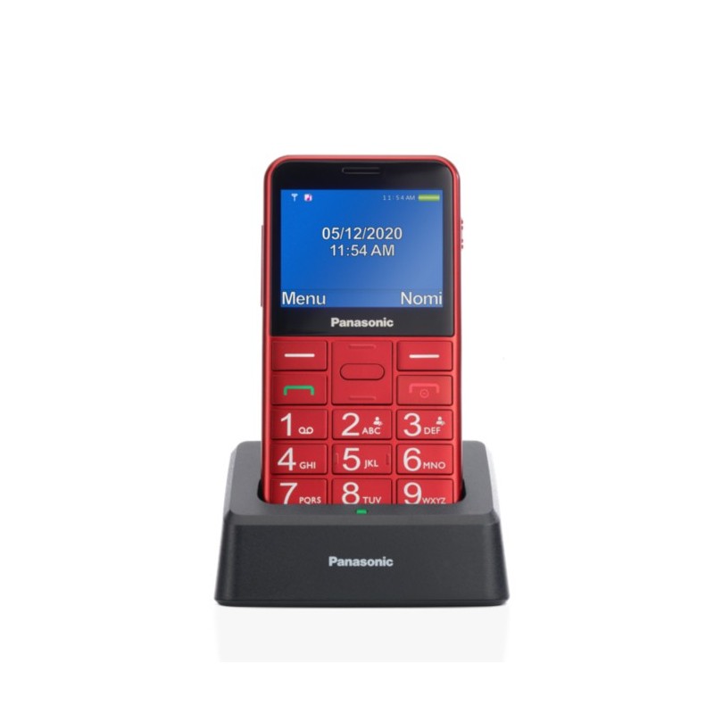 Panasonic KX-TU155EXRN téléphone portable 6,1 cm (2.4") 102 g Rouge Appareil-photo de téléphone