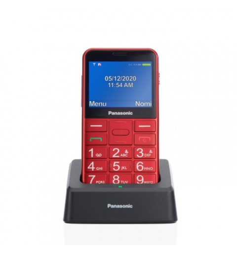 Panasonic KX-TU155EXRN teléfono móvil 6,1 cm (2.4") 102 g Rojo Teléfono con cámara