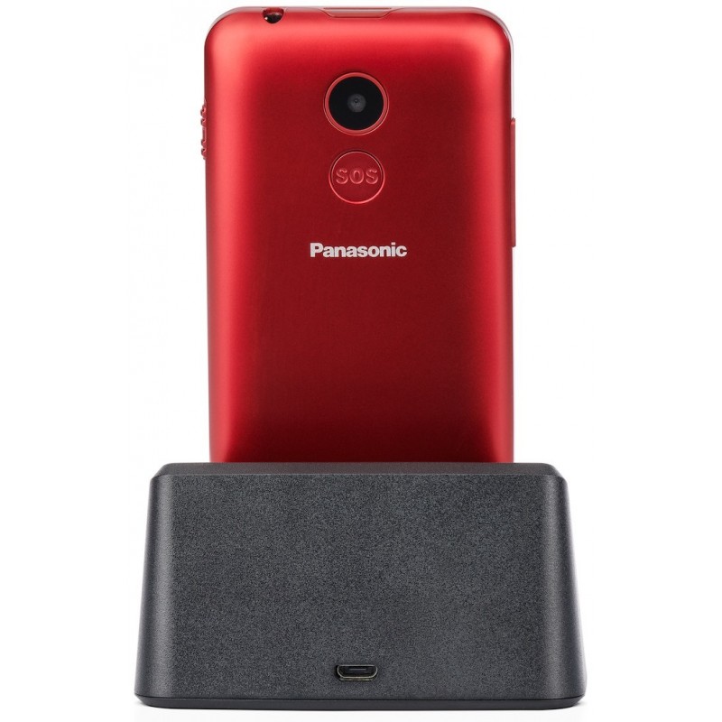 Panasonic KX-TU155EXRN teléfono móvil 6,1 cm (2.4") 102 g Rojo Teléfono con cámara