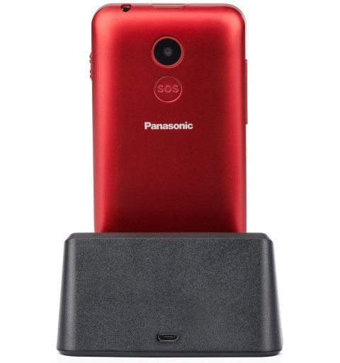 Panasonic KX-TU155EXRN teléfono móvil 6,1 cm (2.4") 102 g Rojo Teléfono con cámara