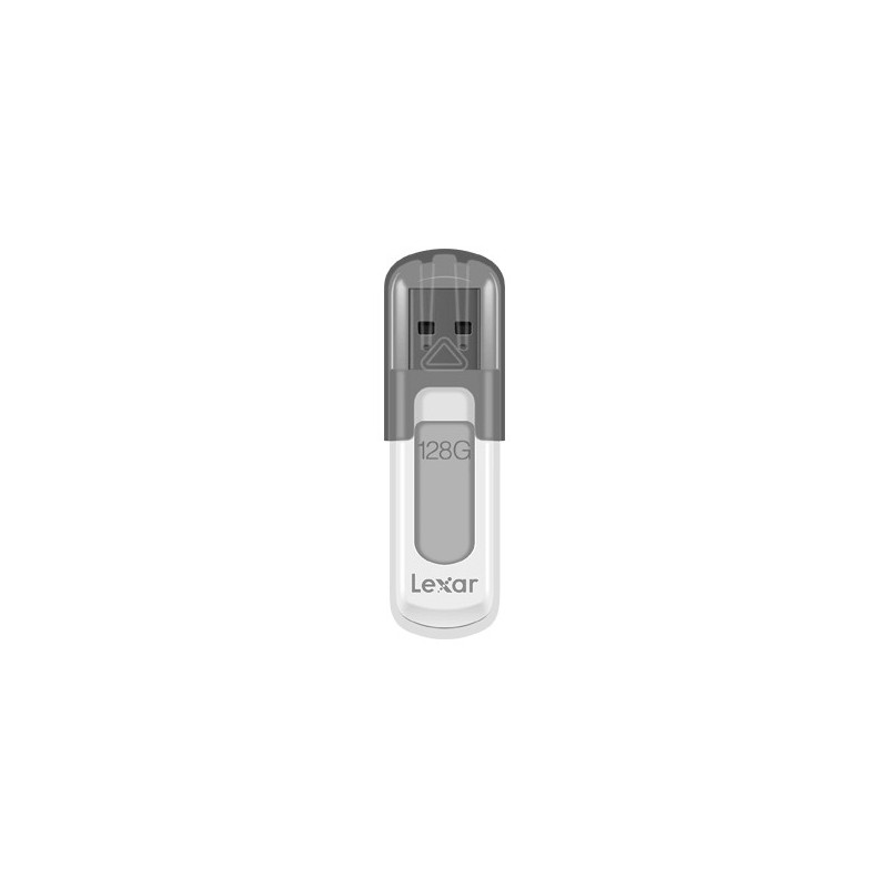 Lexar JumpDrive V100 unità flash USB 128 GB USB tipo A 3.2 Gen 1 (3.1 Gen 1) Grigio, Bianco