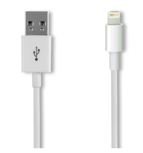 Cellularline USBDATACMFIIPH5W cable de conector Lightning 1,2 m Blanco