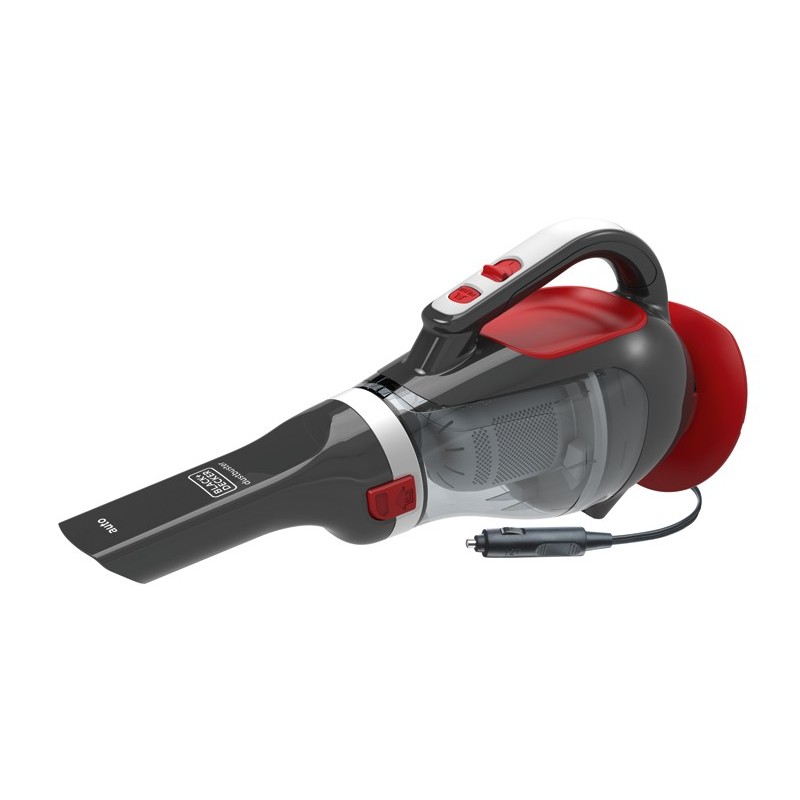 Black & Decker ADV1200 Handstaubsauger Grau, Rot Beutellos