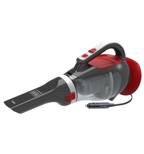 Black & Decker ADV1200 Handstaubsauger Grau, Rot Beutellos