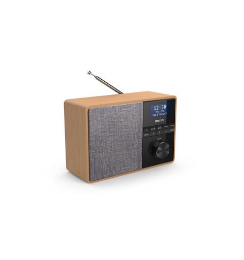 Philips TAR5505 10 Radio portable Numérique Noir, Gris, Bois