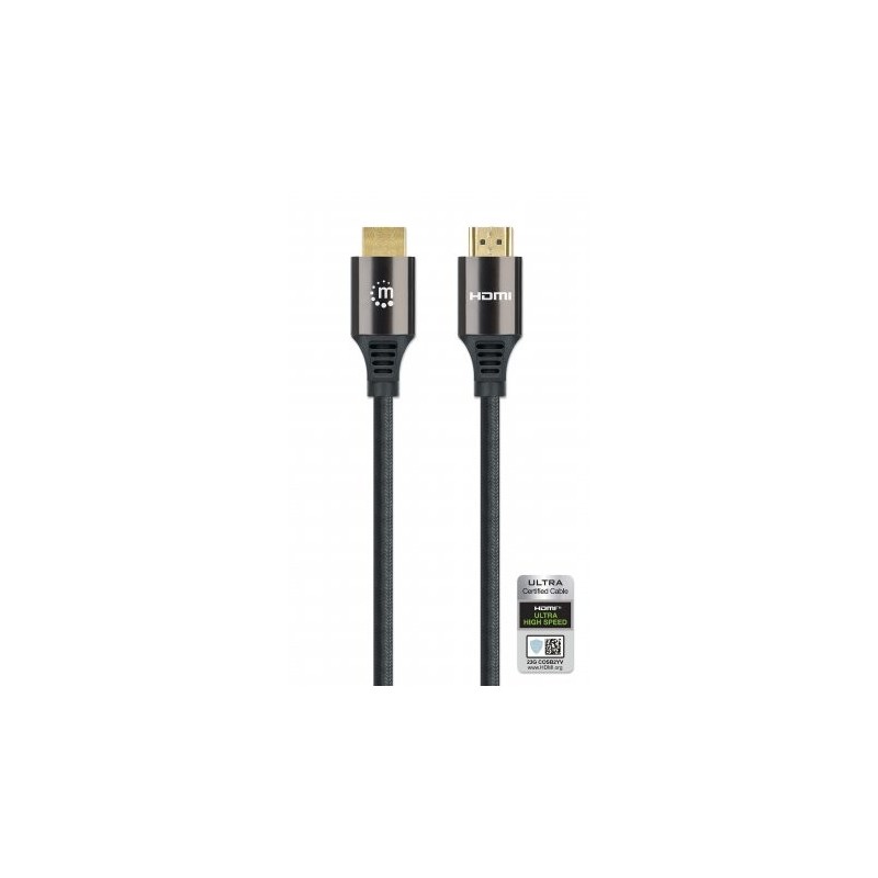 Manhattan 355940 HDMI-Kabel 2 m HDMI Typ A (Standard) Schwarz